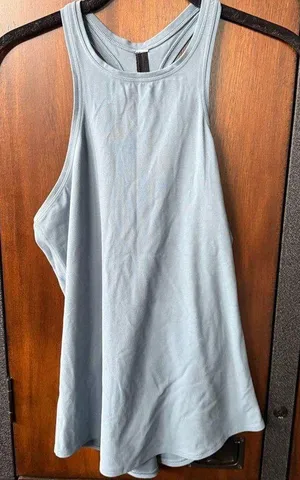 Lululemon Simply Bare tank top! Beautiful blue/Gray. Size 8! Slim fit. thumbnail 1