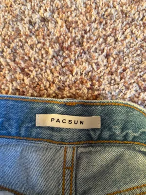 PacSun Denim Shorts Checkered Women’s 24 Ultra High-Rise Vintage 90s thumbnail 5