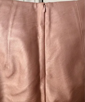 Anthropologie Maeve The Colette Metallic Ruffle-Hem Faux Leather Pants, Size 27 Tall thumbnail 12