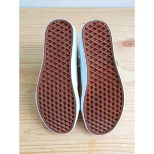Vans Sk8-Hi High Top Sneakers Men's 6.5 Women's 8 Beige Blue Canvas Skate Shoes thumbnail 10