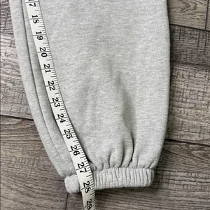 Efan Women's Classic Gray Baggy High Waisted Joggers With Pockets thumbnail 4