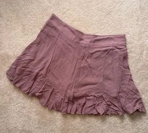 Womens Ruffled Mini Skirt thumbnail 1
