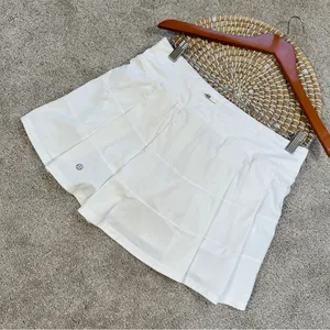 Lululemon Women’s Pace Rival Skirt Skort 4-way Stretch 15" Golf Run in White 6 thumbnail 8