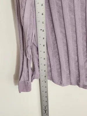 We The Free Light Purple Tonal Stripe Shirt Size Small thumbnail 7