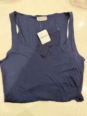 Cropped Navy Tank | Size S thumbnail 1