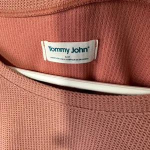 Tommy John‎ Womens Zen Waffle Knit Tee Short Sleeve Light Mahogany Pink Large thumbnail 3