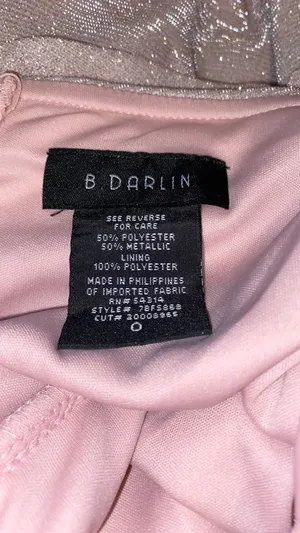 B Darlin Sparkly pink homecoming dress thumbnail 2
