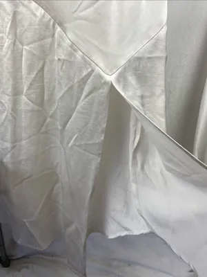 Express White Satin Sleeveless Maxi Long Drop Waist Dress XXS thumbnail 5