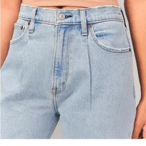 Abercrombie & Fitch Pleated High Rise 80s Mom Jean Size 28 Short thumbnail 2