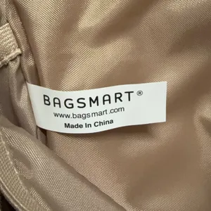 BAGSMART Quilted Puffy Tote Bag Taupe Laptop Travel Work Gym Carry On thumbnail 9