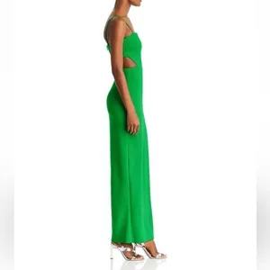 AQUA Cutout Crepe Gown‎ Size 0 thumbnail 6