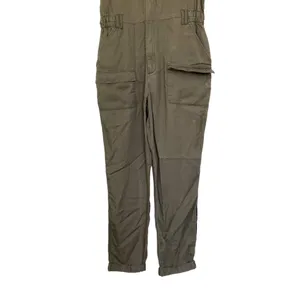 Abercrombie Fitch Green Sleeveless Utility Jumpsuit Small Tall thumbnail 4