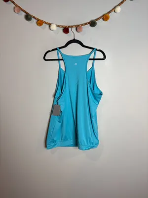 🔆 NWT GapFit blue striped athletic tank thumbnail 6