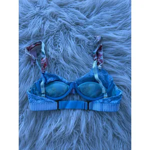 We Are Hah by Free People After Hours Bra Kyoto Kimono French Blue 28-36A thumbnail 8