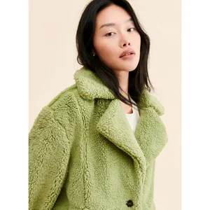 Free People Joplin Cozy Jacket in Greyed Olive size M thumbnail 5