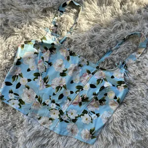 VS PINK Floral Corset Top thumbnail 2