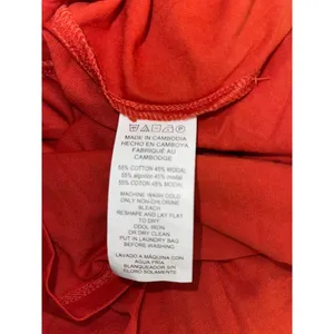 Michael Kors Orange Sleeveless Top size Large thumbnail 4