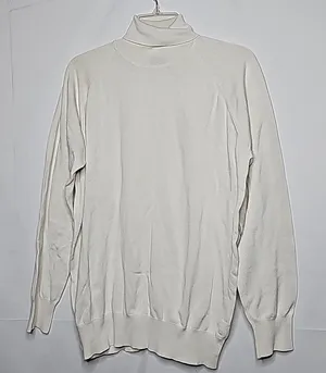 Alcott Black Label white turtle neck long sleeve sweater sz XXL thumbnail 1