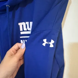 Under Armour | NFL Combine Authentic NY Giants‎ Navy Blue Full Zip Hoodie, L thumbnail 5