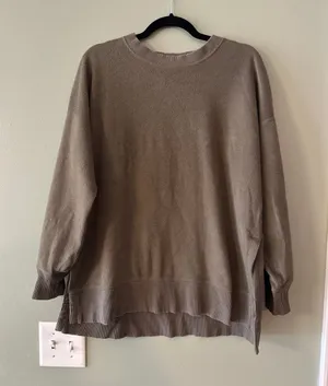 Aerie Split hem sweatshirt thumbnail 1