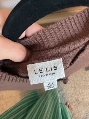 Le Lis Brown Knit Mini Dress thumbnail 2