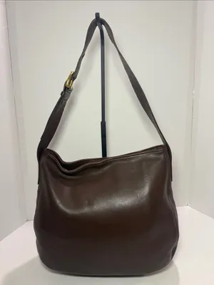 Coach Vintage Soho Zip Hobo 4161 | 1997 USA Made | Brown Leather thumbnail 2
