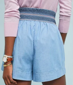 Anthropologie aloha tie front shorts thumbnail 4