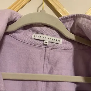 English Factory Pastel Oversized Shirt Jacket size Medium thumbnail 7