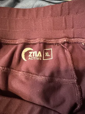 Women's plum Drawstring Jogger Pants Purple Size XL thumbnail 9