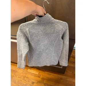 Patagonia Women's Better Sweater 1/4 Zip pullover‎ grey heather womens medium thumbnail 4