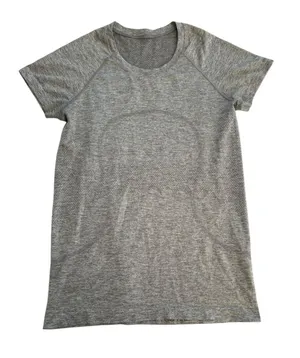Lululemon size 10 Heather Gray swiftly tech tee short sleeve athletic gym preppy thumbnail 1