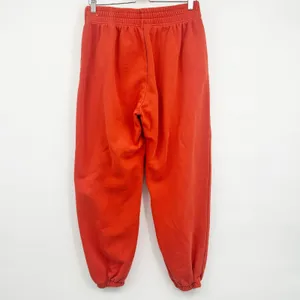 Nike Womens Orange Rogue Oversized Fleece Streetwear Jogger‎ Sweatpants Size M thumbnail 8
