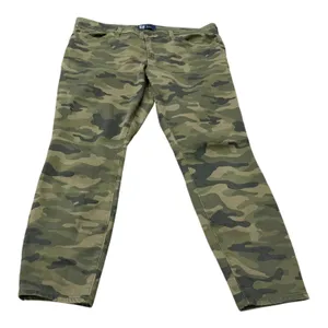 GAP Legging Skimmer Camo Skinny Jeans Women's Size 14 / 32, Green Khaki thumbnail 1