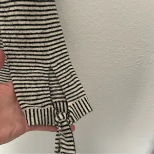 LOFT Black & White Stripe Sweater thumbnail 5