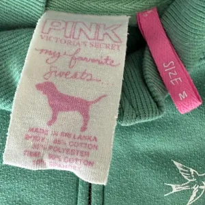 Y2K PINK Victoria’s Secret Zip Up Sweatshirt thumbnail 4