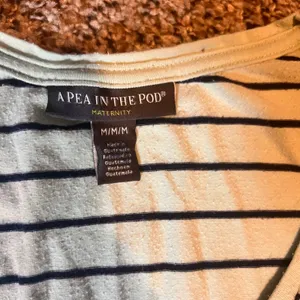 A Pea in the Pod Maternity Dress‎ Striped T-Shirt Short Sleeve Casual M thumbnail 2