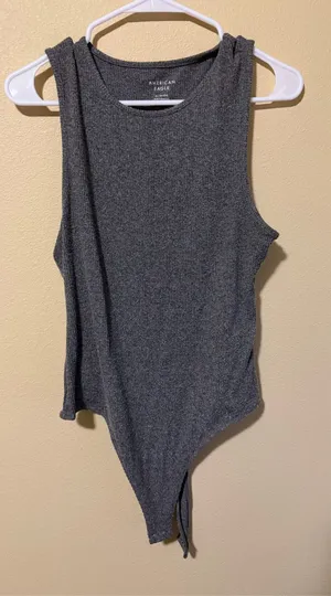 American Eagle Bodysuit Ribbed Soft & Sexy thumbnail 1