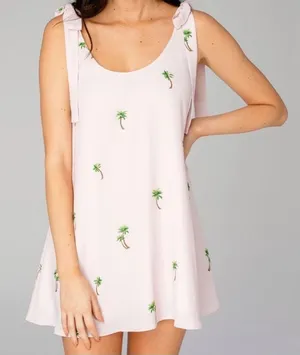 Buddy Love Kerr Tied Shoulder Mini Dress‎ - Island Small thumbnail 1