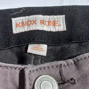 Knox Rose Pants Jeans Size 10 Women’s Color Brown thumbnail 6