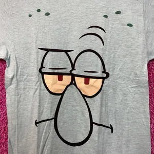 SpongeBob Squarpants Squidward Face Tshirt size medium thumbnail 2