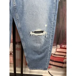 GAP Jeans Women's Sz 28 6R Distressed Loose High Rise Stretch Denim Mom thumbnail 4