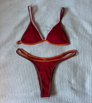 Multi Color Bikini Red Size L thumbnail 1