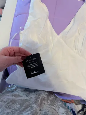 Lulus white top thumbnail 2