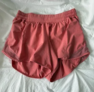 Lululemon Hotty Hot Low-Rise 4" Shorts Raspberry Cream thumbnail 1