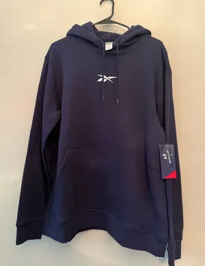 Men’s Navy Reebok Hoodie Large thumbnail 1
