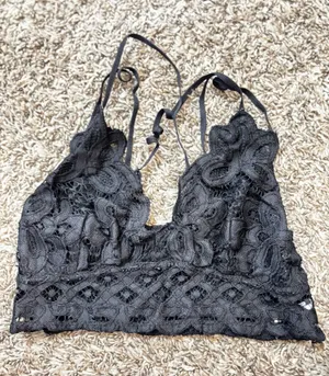 Black bralette thumbnail 1