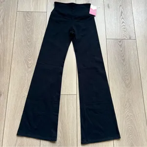 Yummie NWT Susie Flare Shaping Legging Cotton Stretch Black Women's Pants Small thumbnail 7