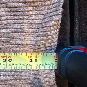 INC Warm Toffee V-Neck Crossover Ribbing & Subtle Pull Over Sweater Sz M thumbnail 11