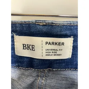 BKE denim Parker jeans high rise ankle skinny distressed destroyed women size 29 thumbnail 4
