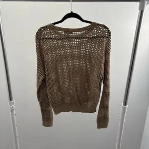 Calvin Klein Jeans Cotton Open-Stitch Tan Sweater thumbnail 6